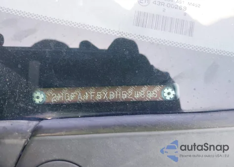 2011 Honda Civic Lx z USA, uszkodzony, nr VIN 2HGFA1F5XBH524885